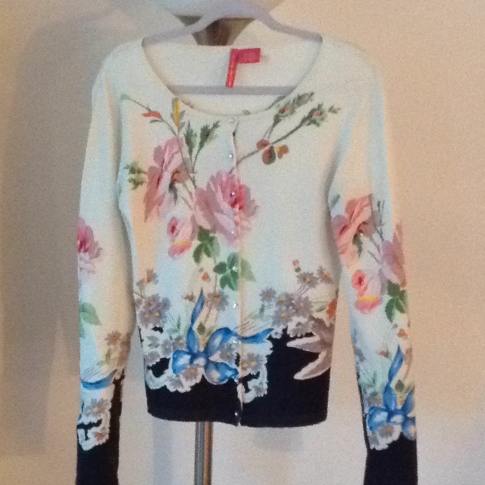 🍃🌺 Charlotte - Floral Classic Vintage Cardigan